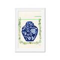 Picture of Blue vase I  _GroupedProduct_Rectangle_Portrait_Framed_Matted_