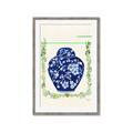 Picture of Blue vase I  _GroupedProduct_Rectangle_Portrait_Framed_Matted_