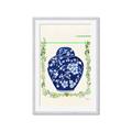 Picture of Blue vase I  _GroupedProduct_Rectangle_Portrait_Framed_Matted_