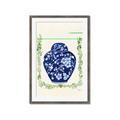 Picture of Blue vase I  _GroupedProduct_Rectangle_Portrait_Framed_Matted_