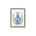 Picture of Blue vase II _GroupedProduct_Rectangle_Portrait_Framed_Matted_