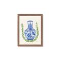 Picture of Blue vase II _GroupedProduct_Rectangle_Portrait_Framed_Matted_