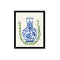 Picture of Blue vase II _GroupedProduct_Rectangle_Portrait_Framed_Matted_