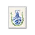 Picture of Blue vase II _GroupedProduct_Rectangle_Portrait_Framed_Matted_
