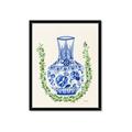 Picture of Blue vase II _GroupedProduct_Rectangle_Portrait_Framed_Matted_