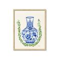 Picture of Blue vase II _GroupedProduct_Rectangle_Portrait_Framed_Matted_