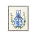 Picture of Blue vase II _GroupedProduct_Rectangle_Portrait_Framed_Matted_