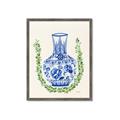 Picture of Blue vase II _GroupedProduct_Rectangle_Portrait_Framed_Matted_