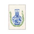 Picture of Blue vase II _GroupedProduct_Rectangle_Portrait_Framed_Matted_