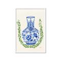 Picture of Blue vase II _GroupedProduct_Rectangle_Portrait_Framed_Matted_
