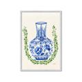 Picture of Blue vase II _GroupedProduct_Rectangle_Portrait_Framed_Matted_