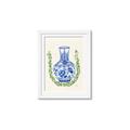 Picture of Blue vase II _GroupedProduct_Rectangle_Portrait_Framed_Matted_