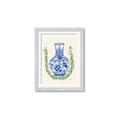 Picture of Blue vase II _GroupedProduct_Rectangle_Portrait_Framed_Matted_