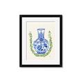 Picture of Blue vase II _GroupedProduct_Rectangle_Portrait_Framed_Matted_