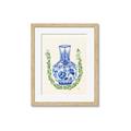 Picture of Blue vase II _GroupedProduct_Rectangle_Portrait_Framed_Matted_