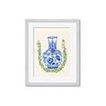 Picture of Blue vase II _GroupedProduct_Rectangle_Portrait_Framed_Matted_