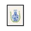 Picture of Blue vase II _GroupedProduct_Rectangle_Portrait_Framed_Matted_