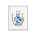 Picture of Blue vase II _GroupedProduct_Rectangle_Portrait_Framed_Matted_