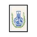 Picture of Blue vase II _GroupedProduct_Rectangle_Portrait_Framed_Matted_