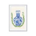 Picture of Blue vase II _GroupedProduct_Rectangle_Portrait_Framed_Matted_