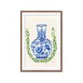 Picture of Blue vase II _GroupedProduct_Rectangle_Portrait_Framed_Matted_