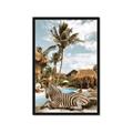 Picture of Watering Hole _GroupedProduct_Rectangle_Portrait_Framed_Matted_