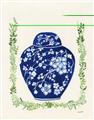 Picture of Blue vase I  _GroupedProduct_Rectangle_Portrait_Unframed_Print_Only_