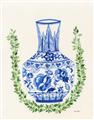Picture of Blue vase II _GroupedProduct_Rectangle_Portrait_Unframed_Print_Only_