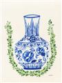 Picture of Blue vase II _GroupedProduct_Rectangle_Portrait_Unframed_Print_Only_