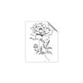 Picture of Flowers and leaves (Foil) _GroupedProduct_Rectangle_Portrait_Unframed_Print_Only_