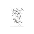 Picture of Flowers and leaves (Foil) _GroupedProduct_Rectangle_Portrait_Unframed_Print_Only_