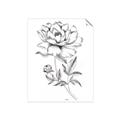 Picture of Flowers and leaves (Foil) _GroupedProduct_Rectangle_Portrait_Unframed_Print_Only_