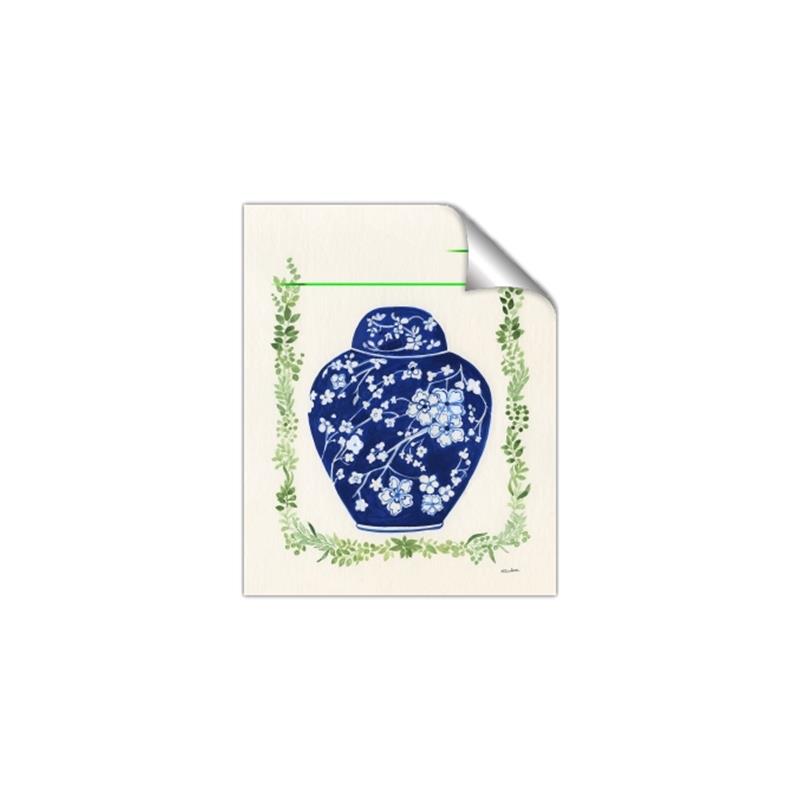 Picture of Blue vase I  _GroupedProduct_Rectangle_Portrait_Unframed_Print_Only_
