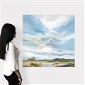 Picture of Cloudy sky landscape _GroupedProduct_Square_Canvas_