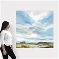 Picture of Cloudy sky landscape _GroupedProduct_Square_Canvas_