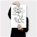 Picture of Flowers and leaves (Foil) _GroupedProduct_Rectangle_Portrait_Canvas_