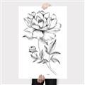 Picture of Flowers and leaves (Foil) _GroupedProduct_Rectangle_Portrait_Canvas_