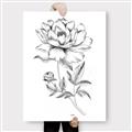 Picture of Flowers and leaves (Foil) _GroupedProduct_Rectangle_Portrait_Canvas_