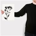 Picture of Black flower II (Ink border black ) _GroupedProduct_Rectangle_Portrait_Canvas_