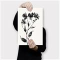 Picture of Black flower II (Ink border black ) _GroupedProduct_Rectangle_Portrait_Canvas_
