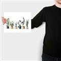 Picture of Pots with plants _GroupedProduct_Rectangle_Landscape_Canvas_