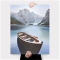 Picture of Day on the Lake _GroupedProduct_Rectangle_Portrait_Photography _GroupedProduct_Rectangle_Portrait_Canvas_