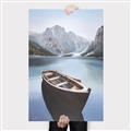 Picture of Day on the Lake _GroupedProduct_Rectangle_Portrait_Photography _GroupedProduct_Rectangle_Portrait_Canvas_