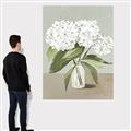 Picture of White Hydranga _GroupedProduct_Rectangle_Portrait_Canvas_
