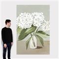 Picture of White Hydranga _GroupedProduct_Rectangle_Portrait_Canvas_