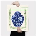 Picture of Blue vase I  _GroupedProduct_Rectangle_Portrait_Canvas_