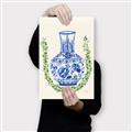 Picture of Blue vase II _GroupedProduct_Rectangle_Portrait_Canvas_