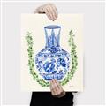 Picture of Blue vase II _GroupedProduct_Rectangle_Portrait_Canvas_