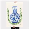 Picture of Blue vase II _GroupedProduct_Rectangle_Portrait_Canvas_