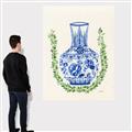 Picture of Blue vase II _GroupedProduct_Rectangle_Portrait_Canvas_